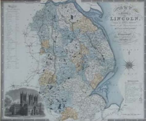 Lot 256 - C & J Greenwood, County map of Lincoln