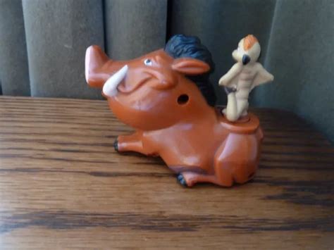 MCDONALDS RARE COLLECTIBLE Toy 1994 Disneys LION KING Toy PUMBA TIMON