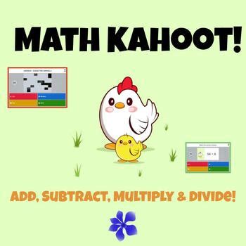 Math Kahoot! - Addition, Subtraction, Multiplication & Division by Indigo