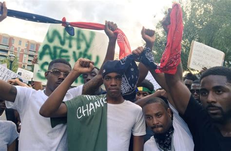 Bloods And Crips Stand Together In Solidarity During Atlanta Black