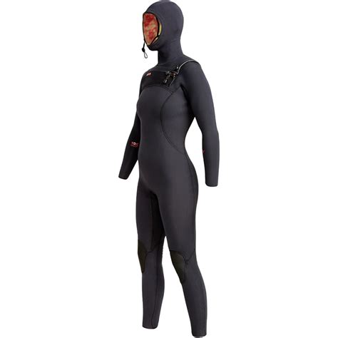 Xcel Womens Comp X Mm Hooded Chest Zip Wetsuit Xw Wn C H