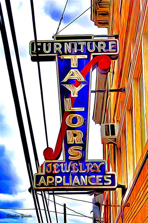 Ellicott City Taylors Sign Digital Art By Stephen Younts Pixels