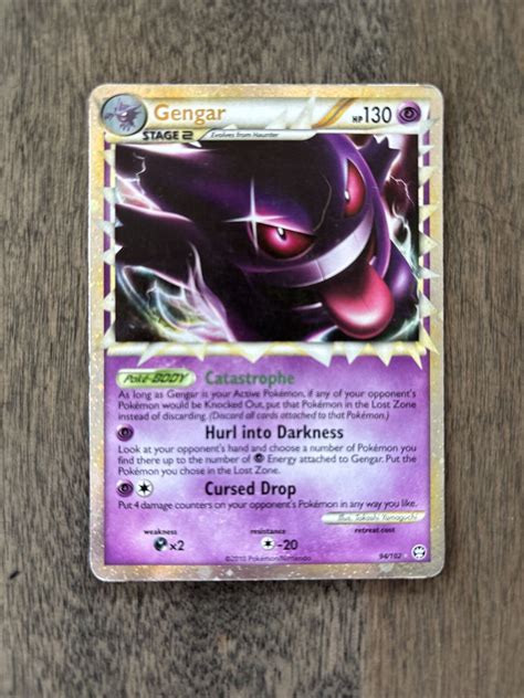 Gengar Prime Ultra Rare Holo Hgss Triumphant Pokemon