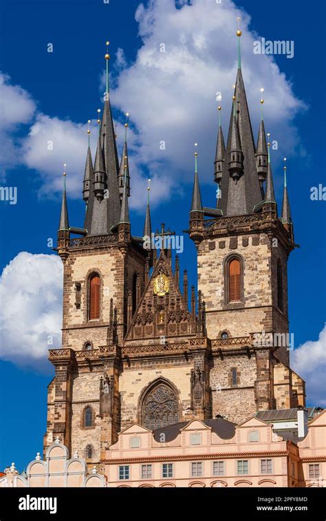 Gothic Architecture In Prague Church Of Our Lady Before Tyn Famous