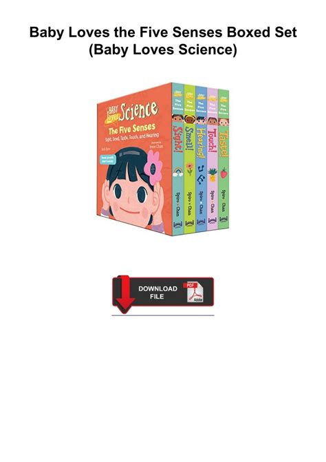 Baby Loves The Five Senses Sight Baby Loves Scien