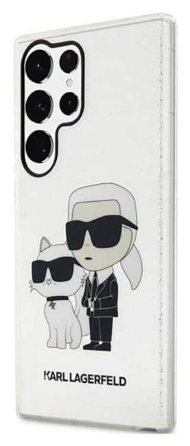 Karl Lagerfeld IML Glitter NFT Karl Choupette Etui Samsung Galaxy