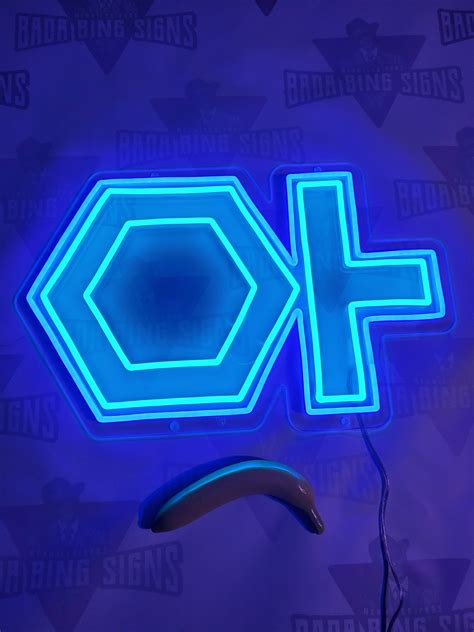 Medium 22 Tron Quorra Iso Symbol Inspired Professional Neon Led Art