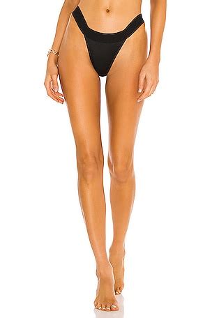 Norma Kamali Cross Halter Bikini Top In Black REVOLVE