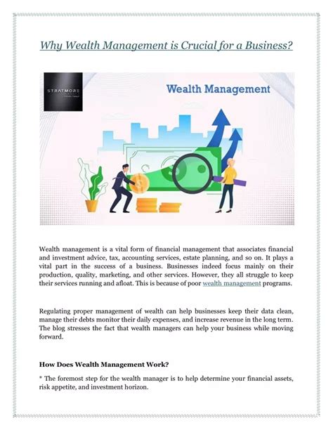 Ppt Why Wealth Management Is Crucial For A Business Powerpoint Presentation Id13294264