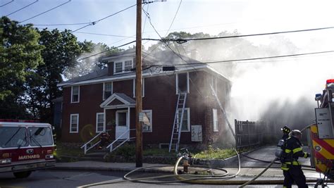 Photos Maynard Firefighters Battle 3 Alarm Fire On Sudbury Street