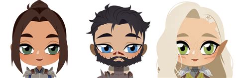 Chibi Icons Dragon Age Ocs By Haetbyeot On Deviantart