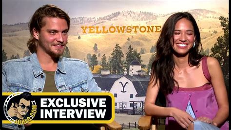 Luke Grimes And Kelsey Asbille Yellowstone Interview