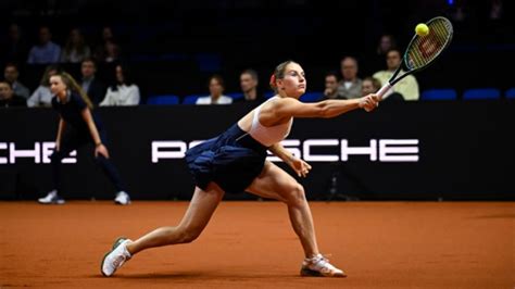 Elena Rybakina Et Marta Kostyuk En Finale La Porsche Arena Le