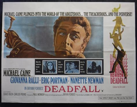 Deadfall Poster, UK Quad, 1968