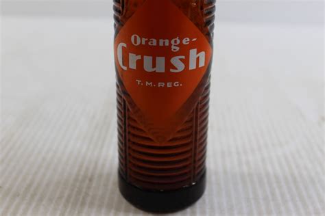 Vintage Orange Crush Bottle Bodnarus Auctioneering