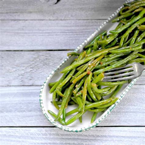 Italian Dressing Green Beans Teaspoon Of Goodness