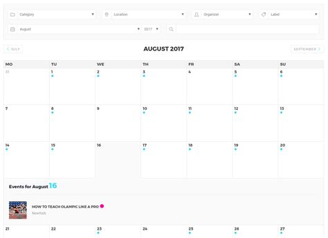 Best Event Calendar Plugins For Wordpress Athemes