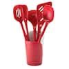 Hutzler Melamine Red Utensils And Crock Set Of 6 3106 5RD The Home