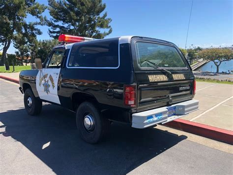 Rare Authentic California Highway Patrol Dodge Ramcharger Chp