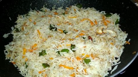 Vegetable Fried Rice With Basmati Simple Veg Fried Rice Recipe Youtube