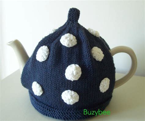 Dottie Tea Cosy Knitting Crochet Pattern By Buzybee Knitting Patterns