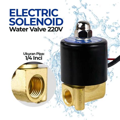 Jual Geerte Electric Solenoid Water Valve V Point Inch