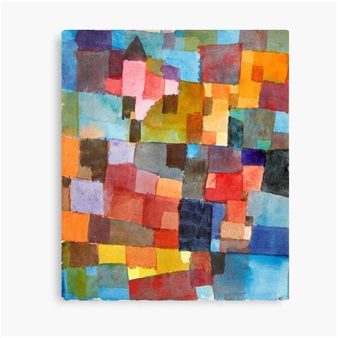 Raumarchitekturen Paul Klee Canvas Print For Sale By Fourretout