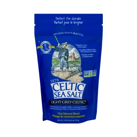 Vitamins And Amino Acids Selina Naturally Light Grey Celtic Sea Salt