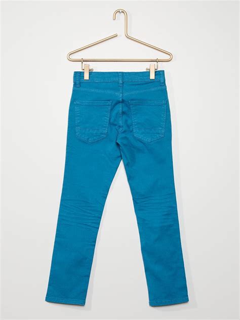 Pantalón slim de sarga AZUL Kiabi 8 00