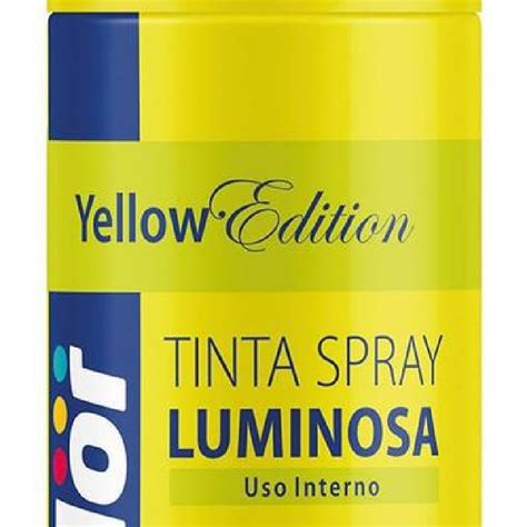 Tinta Spray Luminosa Amarelo 400ml CHEMICOLOR 680141