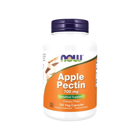 Now Foods Apple Pectin 700mg 120 Veg Capsules Suppist