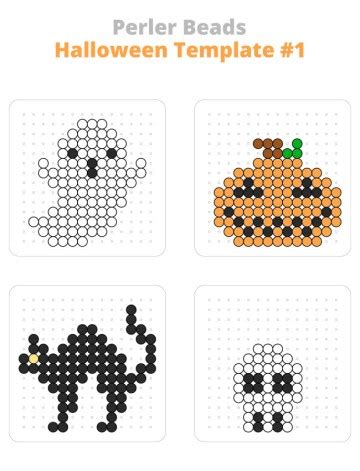 Halloween Perler Beads Free Halloween Perler Bead Patterns