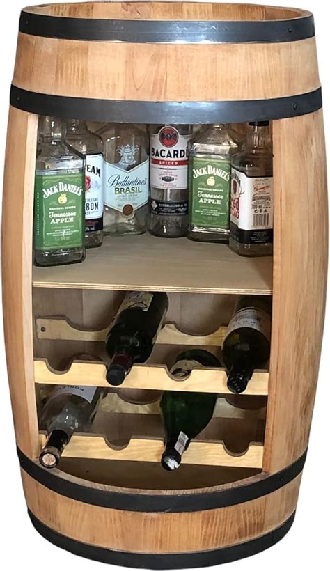 Deko Fass Bar Weinregal Aus Holz Tisch 80cm Weinfass Stehtisch Hausbar