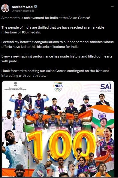 Asian Games 2023 Highlights India Gave Its Stellar Performance With 107 Medals