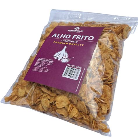 Alho Frito Laminado 500gr ArtesanalSP Special Products