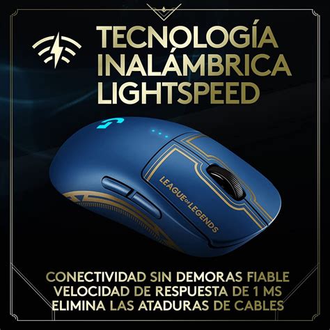 Mouse Gamer Logitech G Pro Inalámbrico Edición League of Legends LOL