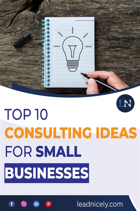 Top 10 Consulting Ideas For Small Businesses Online Marketing