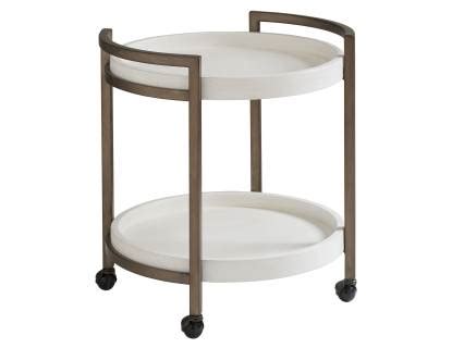 Osprey Cart End Table Ocean Breeze Lexington Home Brands