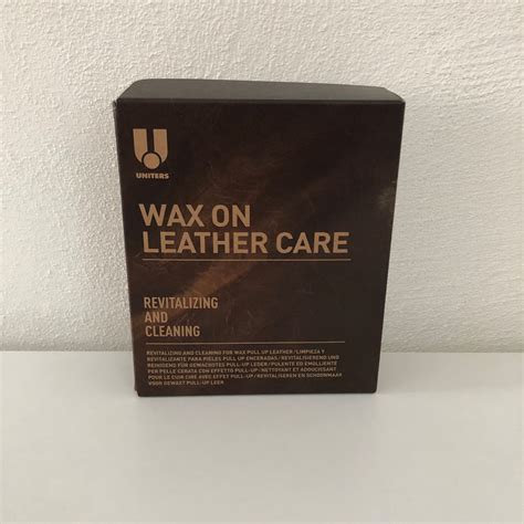 U Wax On Leather Care Ml De Stoffeerder De Stoffeerder