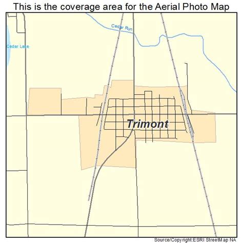 Aerial Photography Map of Trimont, MN Minnesota