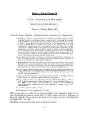 Hamer II Pdf Hamer V Sidway Hamer II COURT OF APPEALS OF NEW YORK 24