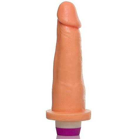 Pênis 8 Vibrador 16 x 4 cm Cor de Pele SEX SHOP CURITIBA