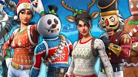 Top 10 Skins De Navidad De Fortnite Youtube