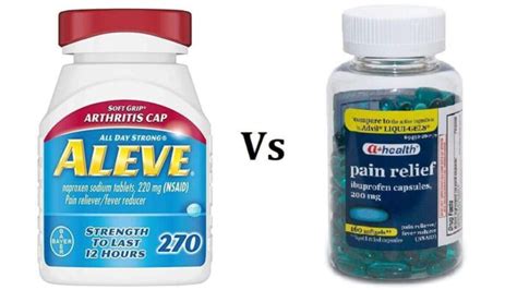 Aleve Vs Ibuprofen: 4 Main Differences That You Should Know About » 2023