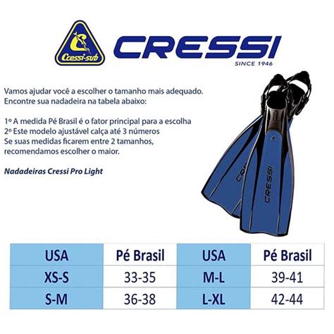 Nadadeira De Mergulho Aberta Pro Light Cressi Planeta Sub