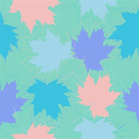 Premium Vector | Seamless leaves wallpaper pattern on background