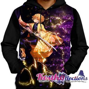 Jual Jaket Anime D Agatsuma Zenitsu Kimetsu No Yaiba Print Pakaian