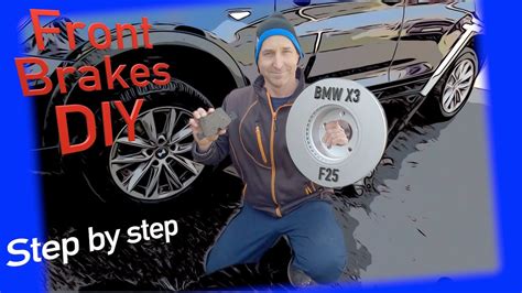 F25 X3 How To Replace BMW Front Brake Pads Rotors And Sensor