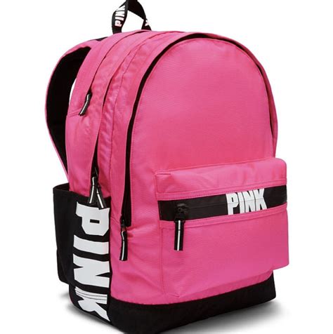 Shop Victorias Secret Pink Logo Campus Backpa Luggage Factory