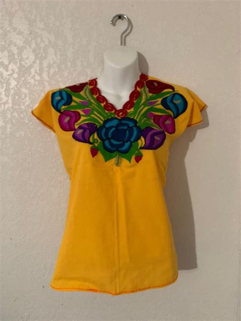 Blusa Tipica Mexicana Etsy